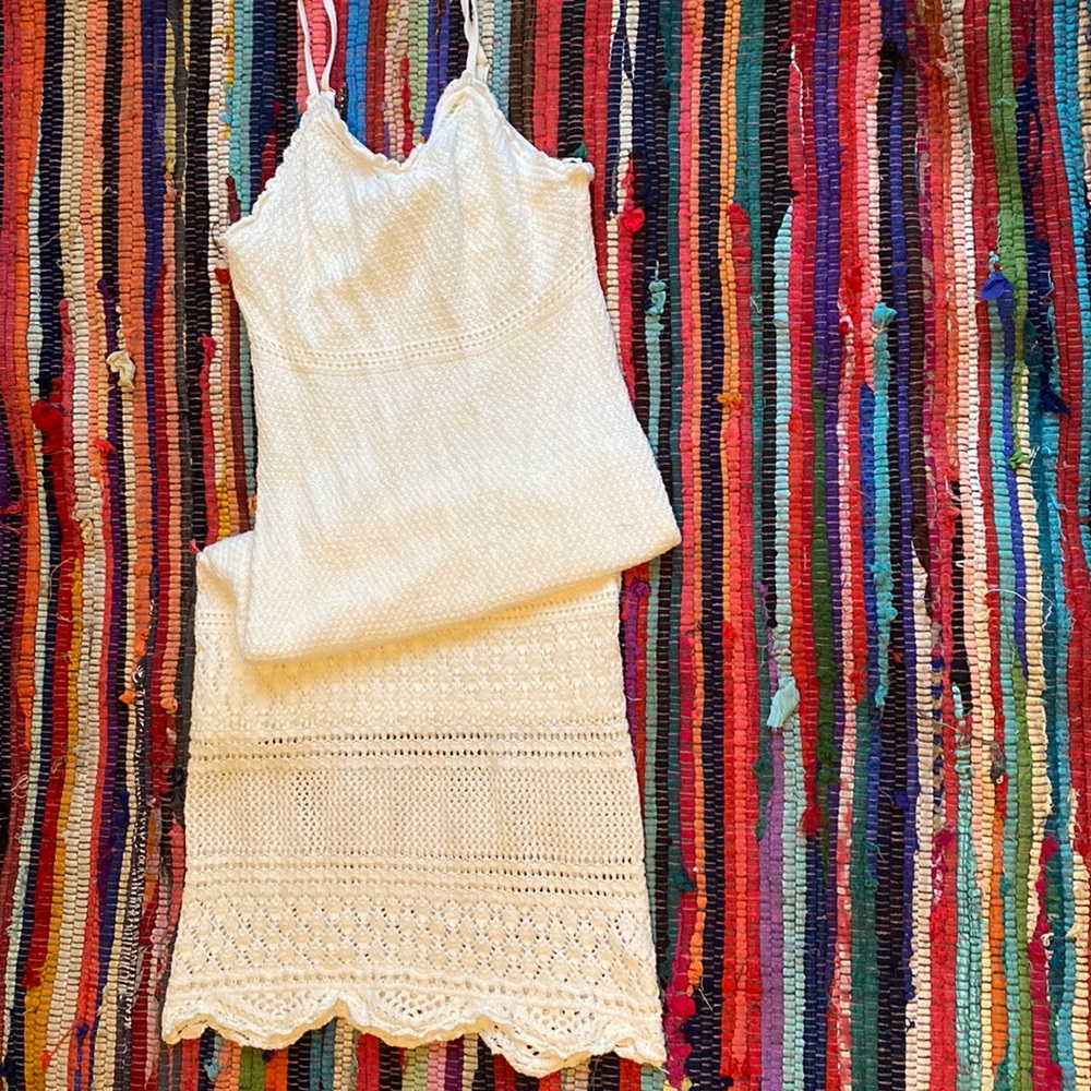 Off-White knit long dress 🧶
